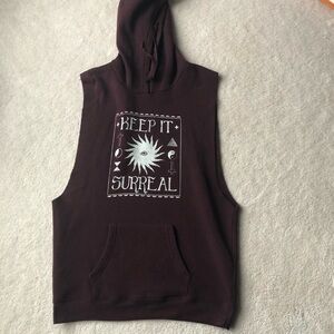 Keep It Surreal Sleeveless Hoodie